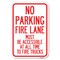 Signmission Fire Lane Must Be Accessible at All Time Heavy-Gauge Aluminum Sign, 12" x 18", A-1218-23997 A-1218-23997 - alternate 1